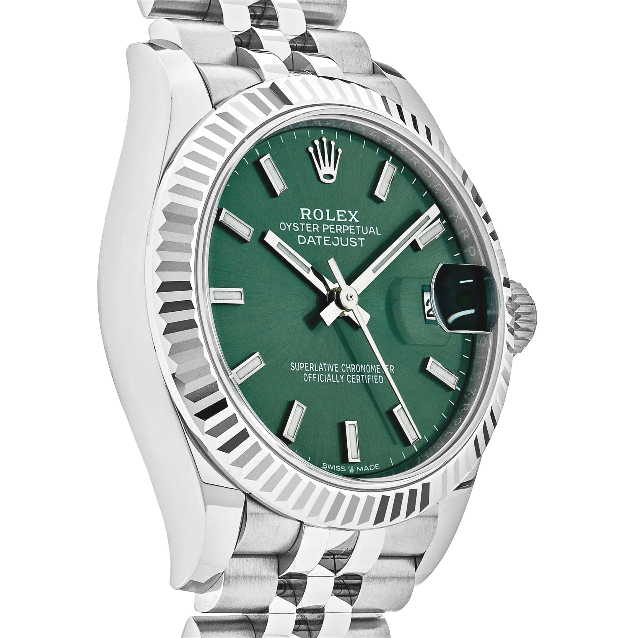 Rolex Datejust 31 278274 ‘Ladies’ Stainless Steel Green Dial (2025) - Image 4
