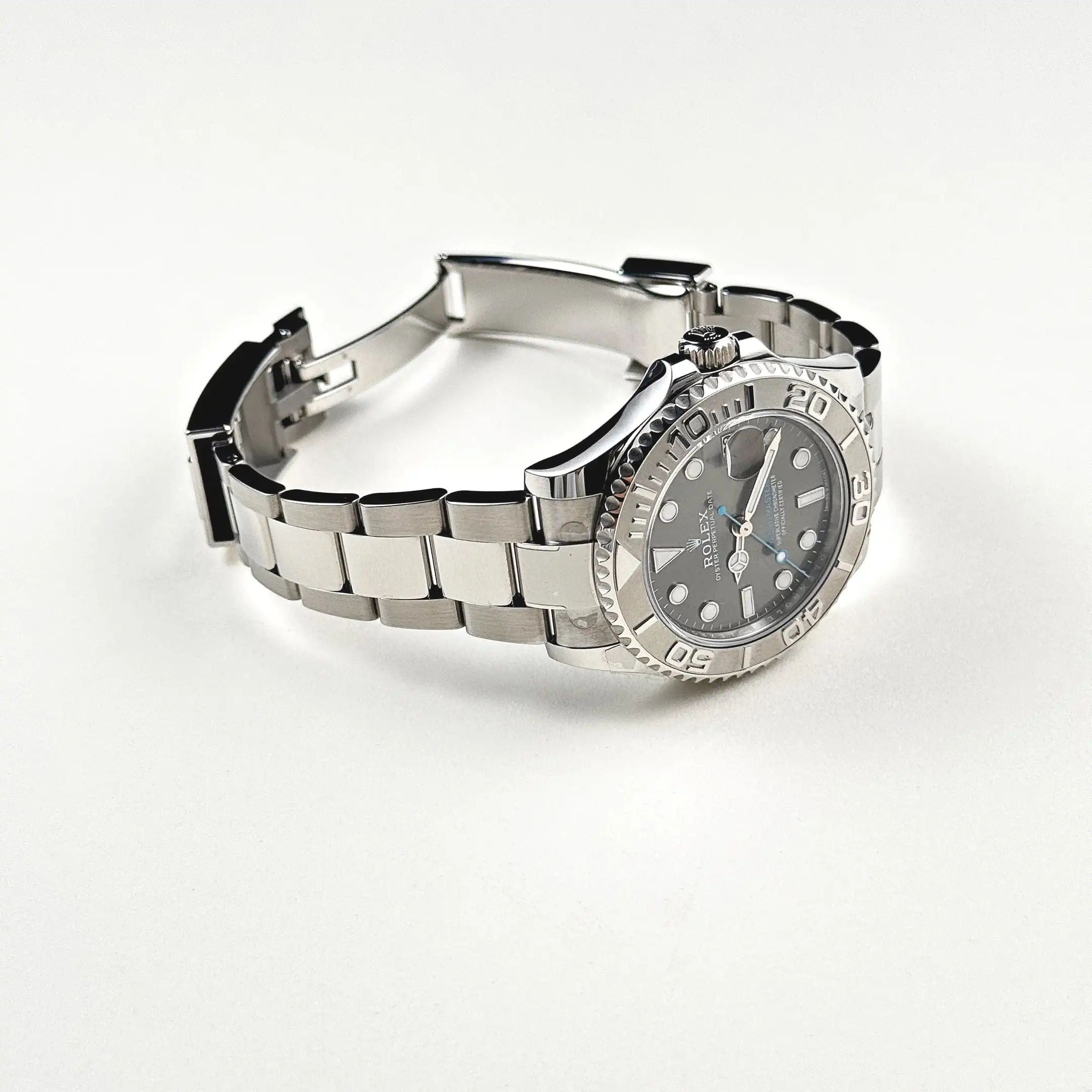 Rolex Yacht-Master 37 268622 Stainless Steel/Platinum Rhodium Dial - Image 3