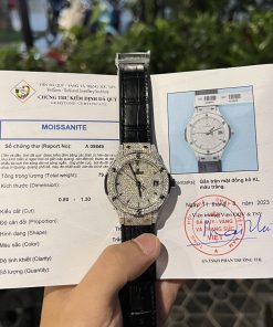 Hublot Classic Fusion Titanium Custom Full Diamonds Moissanite 38mm