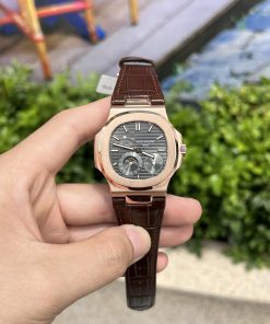 Alternative view of Patek Philippe Nautilus 5712R 18K Gold Wrapped Watch GR 40mm