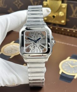 Cartier Santos de Cartier Skeleton Rep 11 Factory MLF 39.8mm
