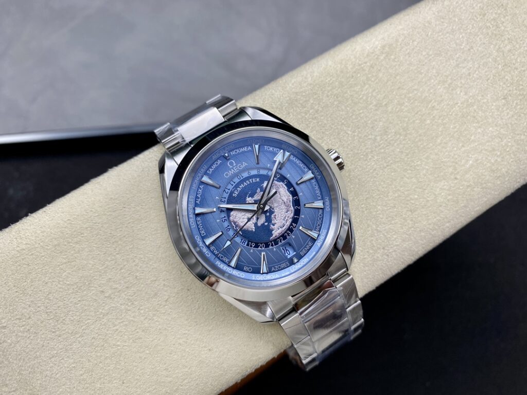 Omega Replica 11 Watch Aqua Terra Woldtimer Summer Blue VSF 43mm