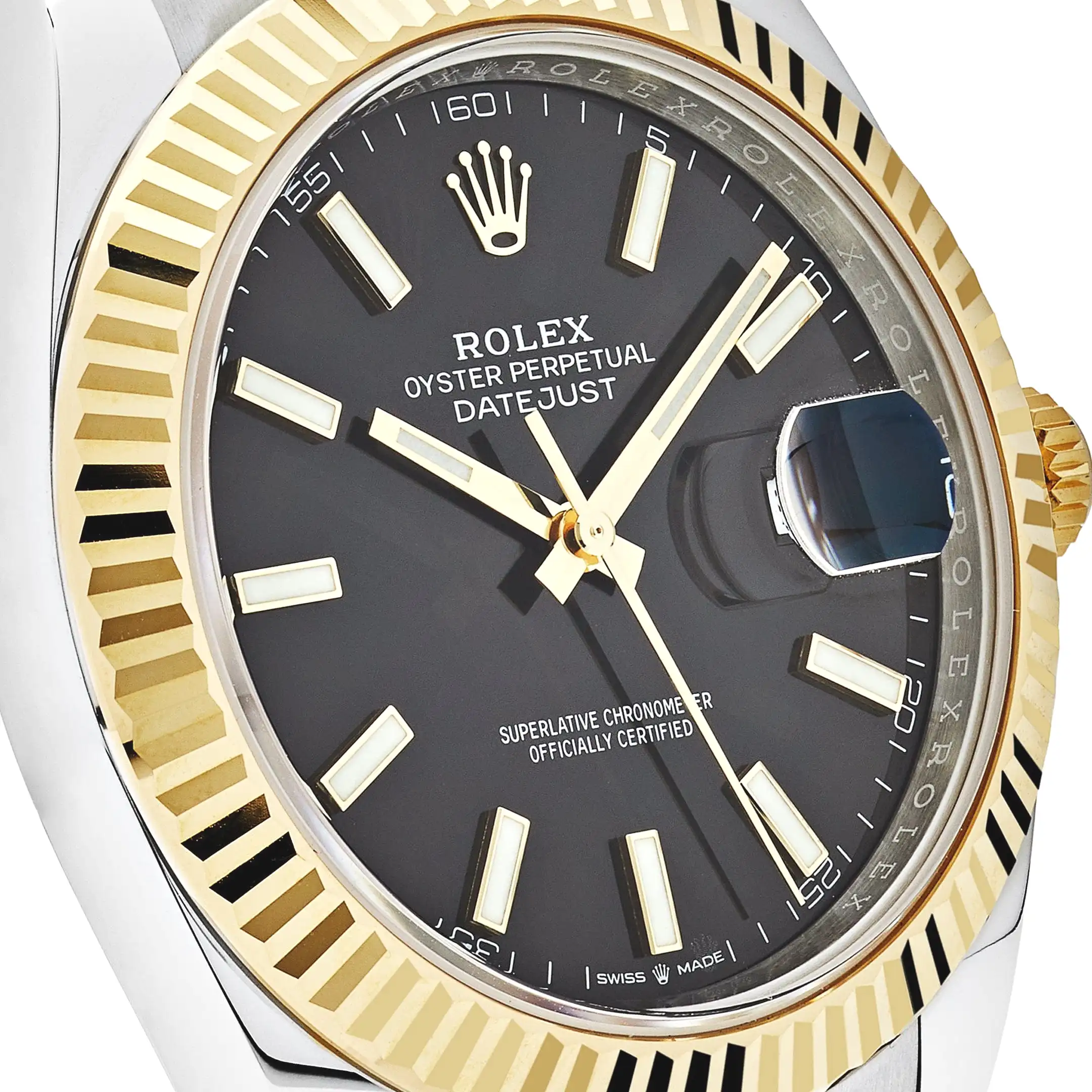 Rolex Datejust 41 126333 Yellow Gold Stainless Steel Black Dial Oyster - Image 5