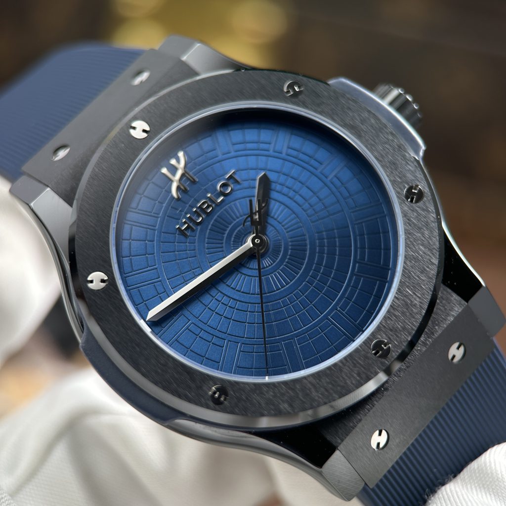 Đồng Hồ Hublot Classic Fusion Replica 11 Boutique Pisa 1940 Edition Dây Cao Su Xanh Nhà Máy JJZ 42mm