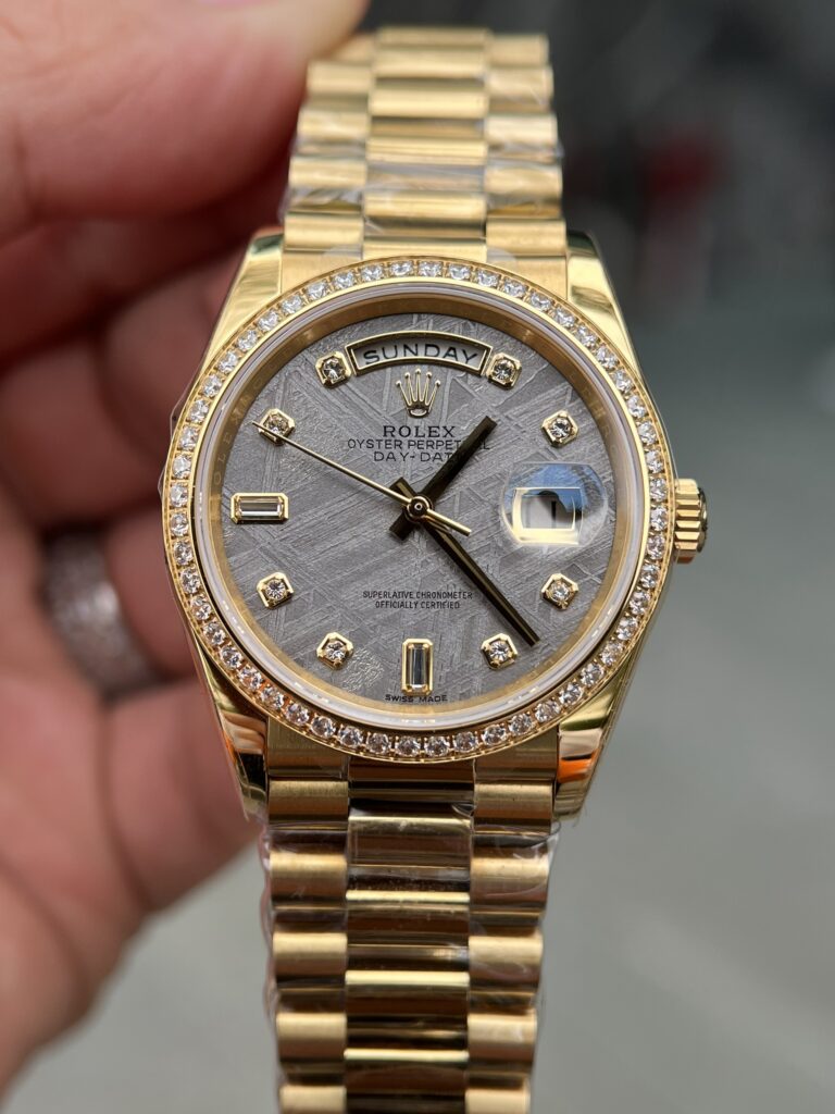 Rolex Replica 11 Watch Day-Date Meteorite Dial RA Factory 36mm - Image 2