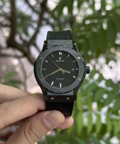 Alternative view of Hublot Classic Fusion Ceramic Black Dial Replica Watch JJZ 42mm