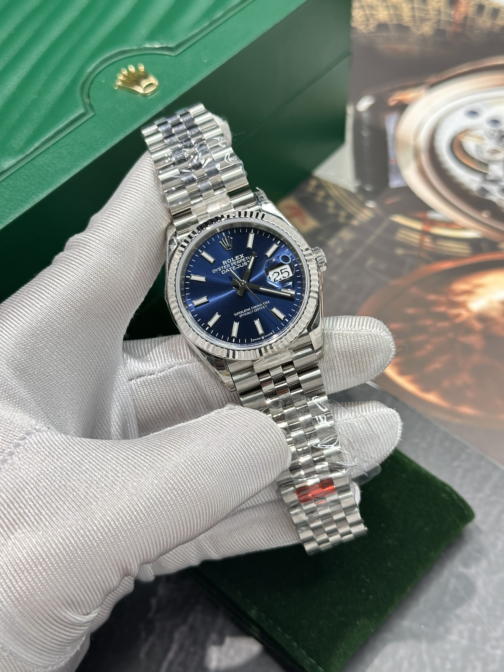 Rolex DateJust 126234 Fake Watches VS Factory Blue Dial 36mm - Image 3