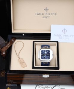 Patek Philippe Cubitus 5822P Replica 11 Blue Dial Nato Fabric Strap 45mm