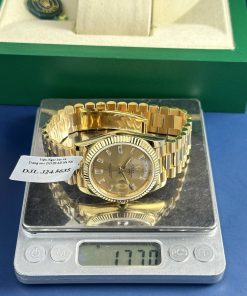 Alternative view of Fake Rolex Watch Day-Date 228238 18K Yellow Gold Wrapped 178 Grams GMF 40mm