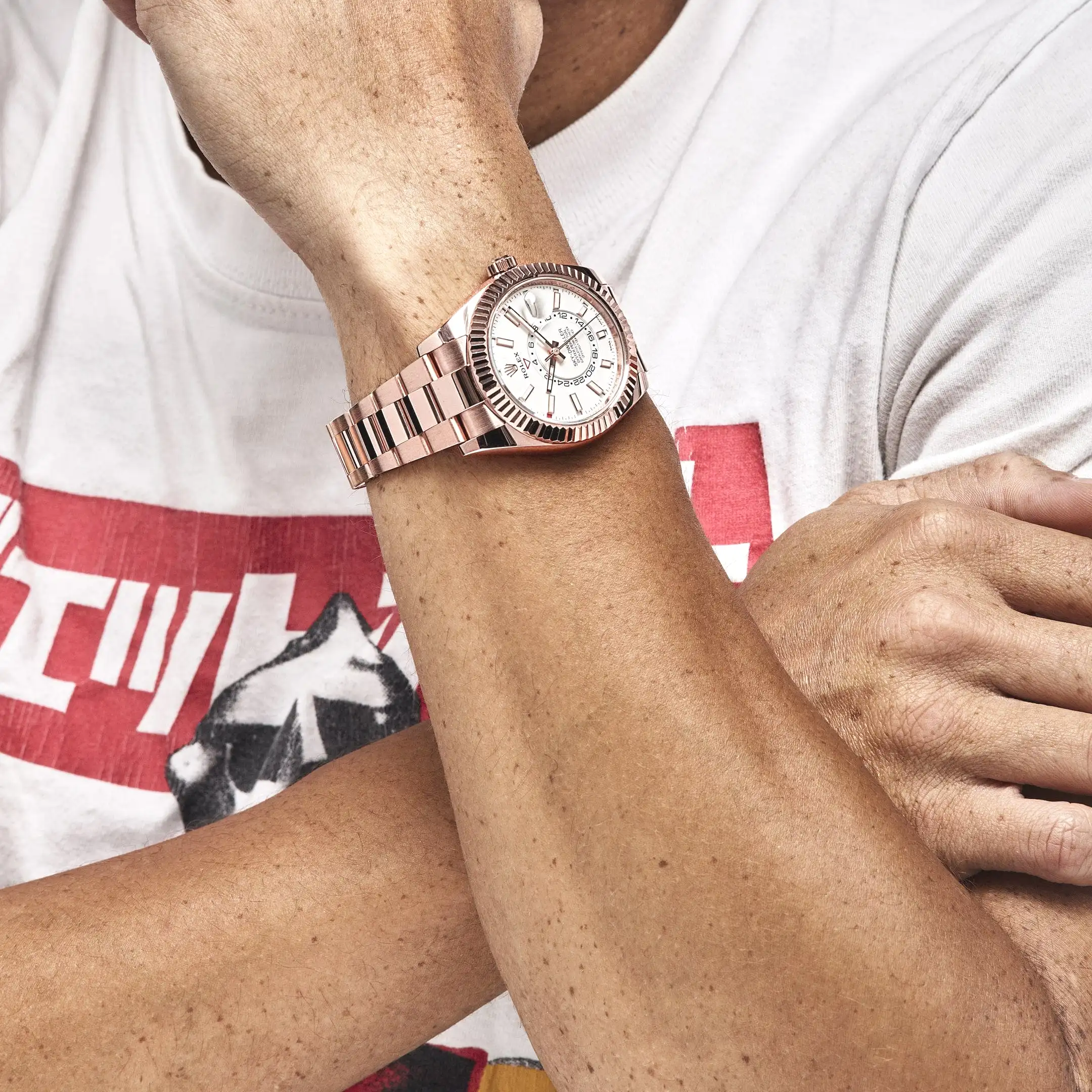 Rolex Sky-Dweller 326935 Rose Gold White Dial 42mm - Image 2