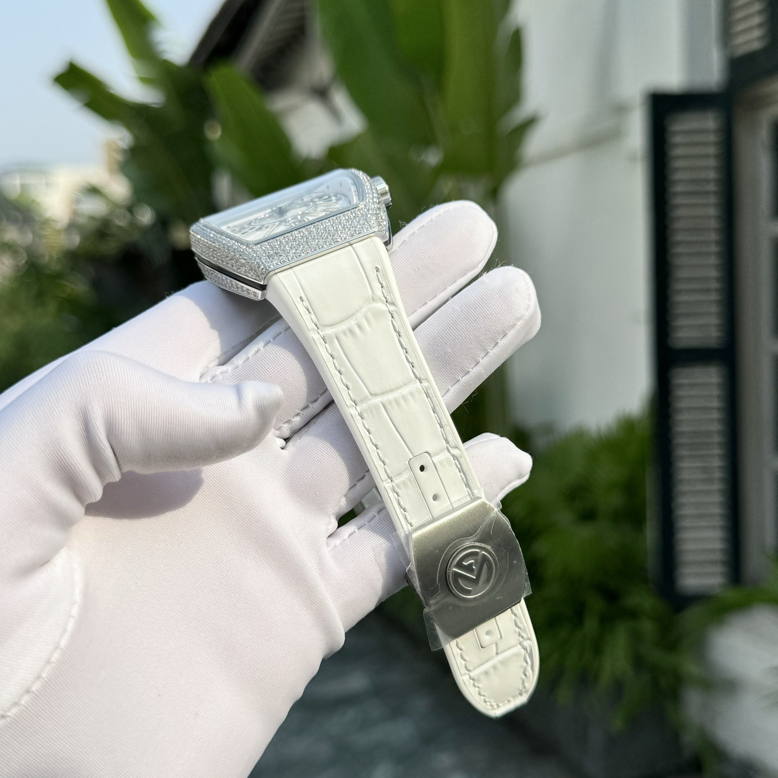 Franck Muller V45 Rep 11 Watch White Color ABF Factory 45mm - Image 6