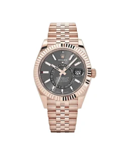 Rolex Sky-Dweller 336935 Everose Gold Slate Dial Jubilee 42mm