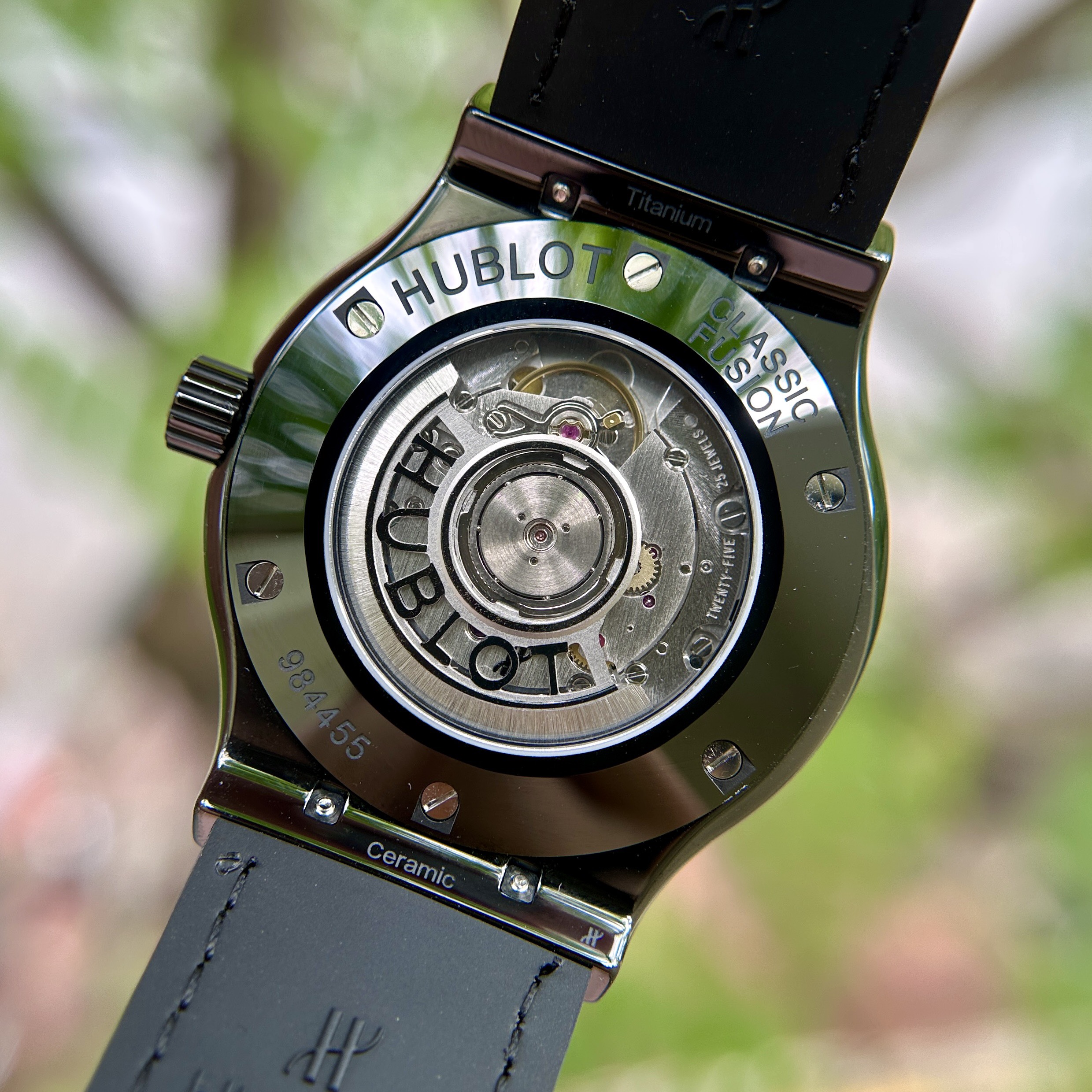 Hublot Classic Fusion Ceramic Black Dial Replica Watch JJZ 42mm - Image 5