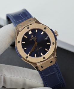 Hublot Replica 11 Watch Classic Fusion King Gold Blue Dial JJF 2024 38mm