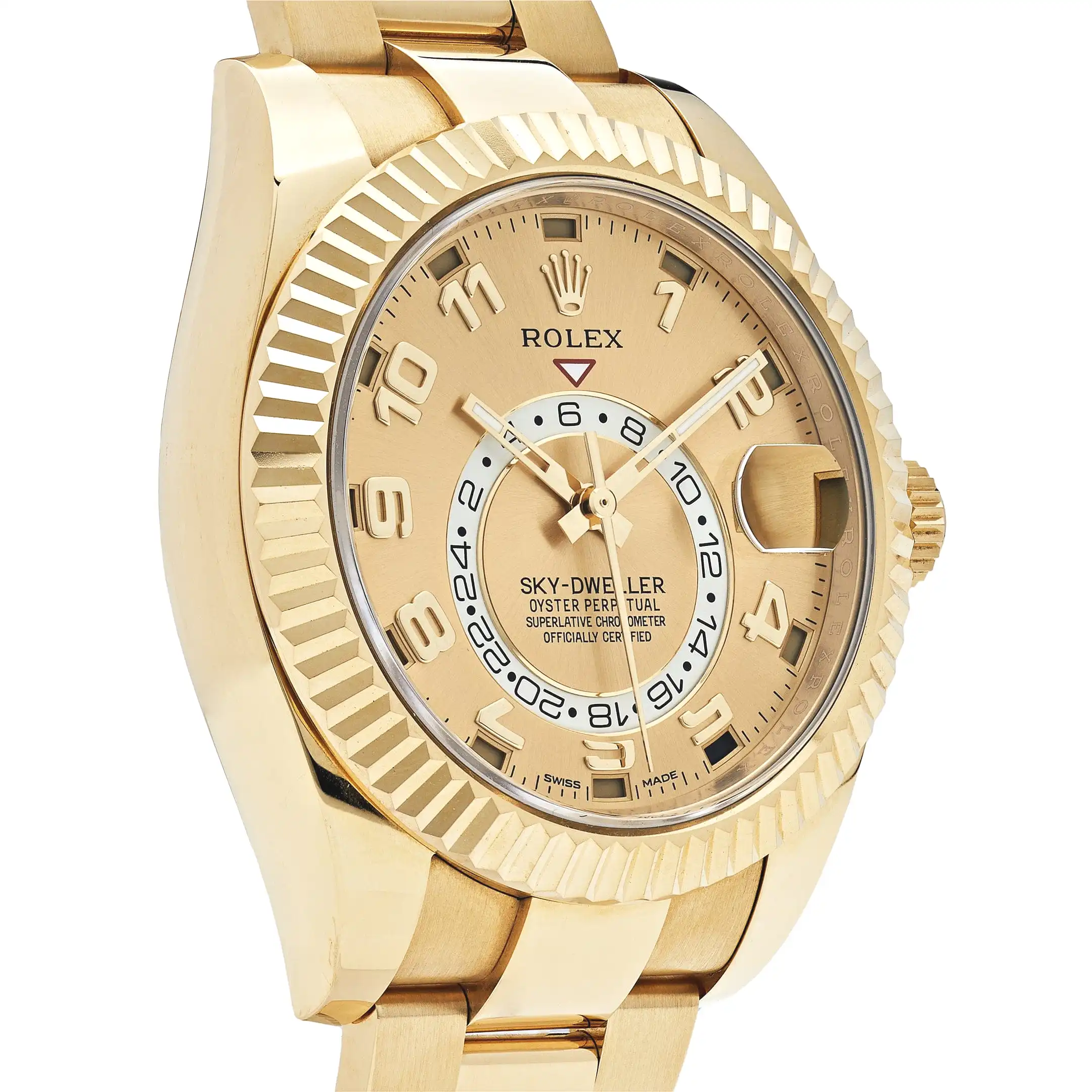 Rolex Sky-Dweller 326938 Yellow Gold Champagne 42mm - Image 4