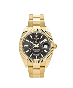 Rolex Sky-Dweller 336938 Yellow Gold Black Dial 42mm