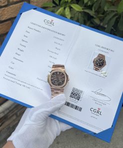 Patek Philippe Nautilus 5712R 18K Rosegold Wrapped Chocolate Dial GRF 40mm