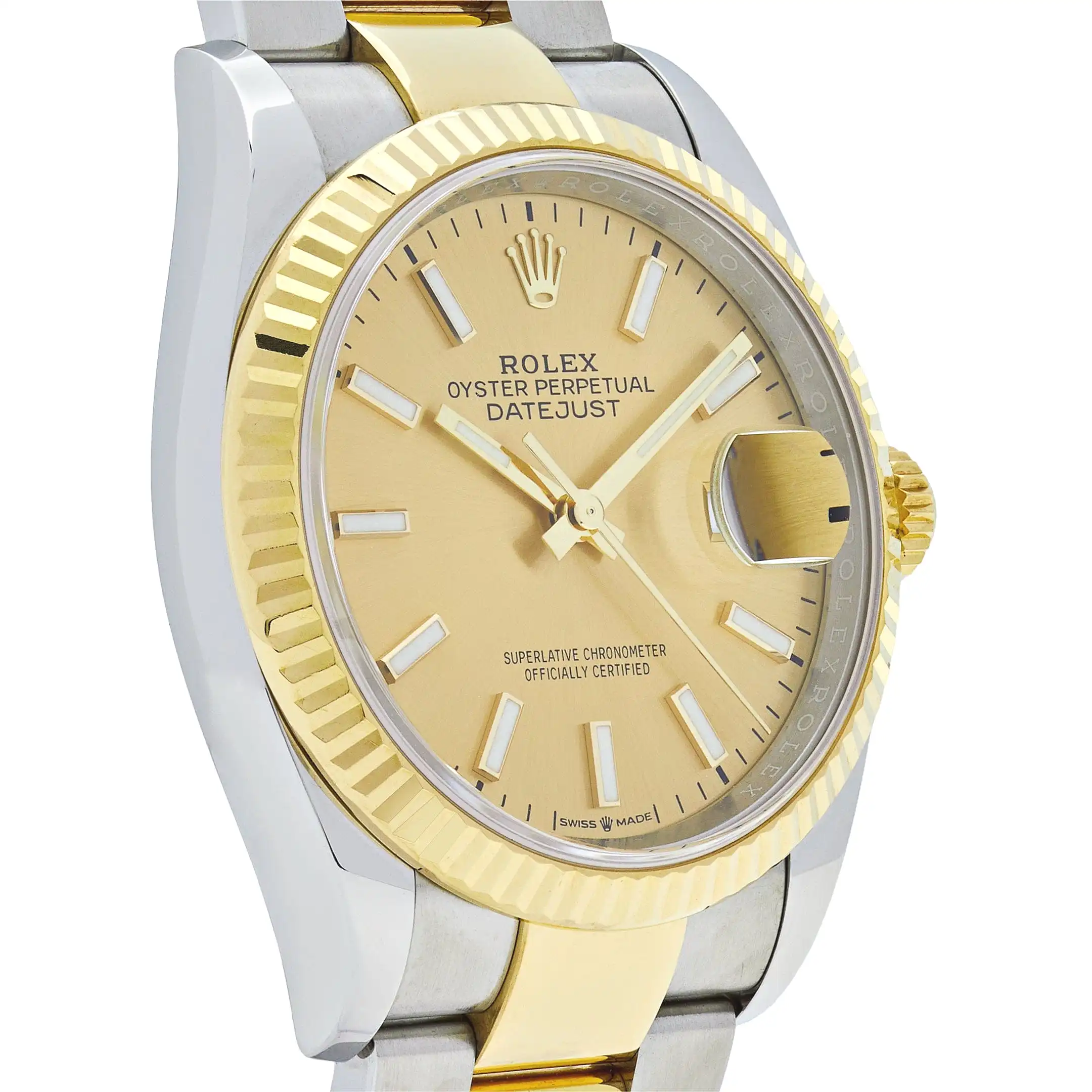 Rolex Datejust 36 126233 Two-Toned Yellow Gold Stainless Steel Champagne Dial - Image 3