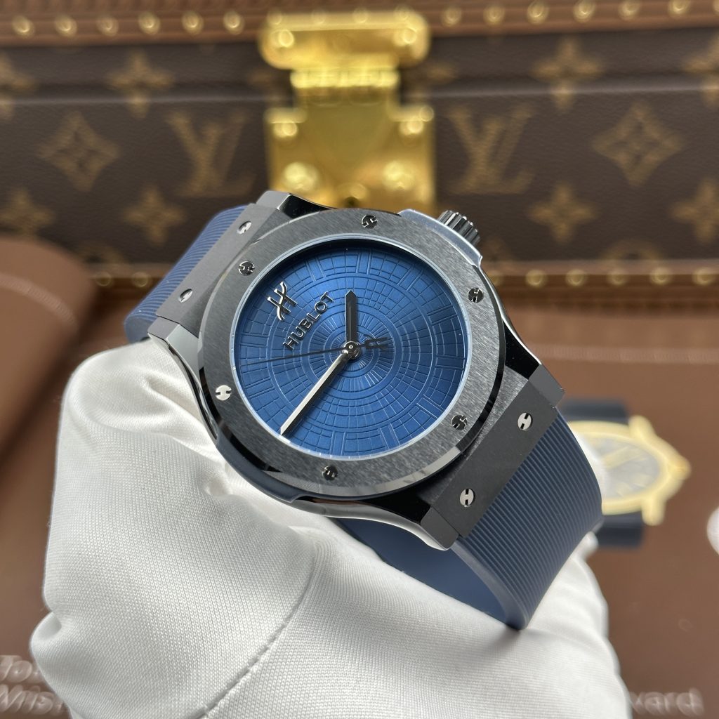 Đồng Hồ Hublot Classic Fusion Replica 11 Boutique Pisa 1940 Edition Dây Cao Su Xanh Nhà Máy JJZ 42mm