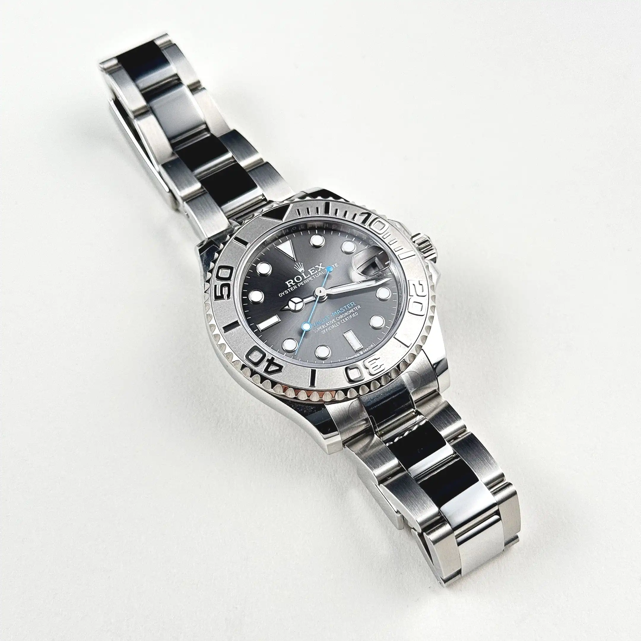 Rolex Yacht-Master 37 268622 Stainless Steel/Platinum Rhodium Dial - Image 2