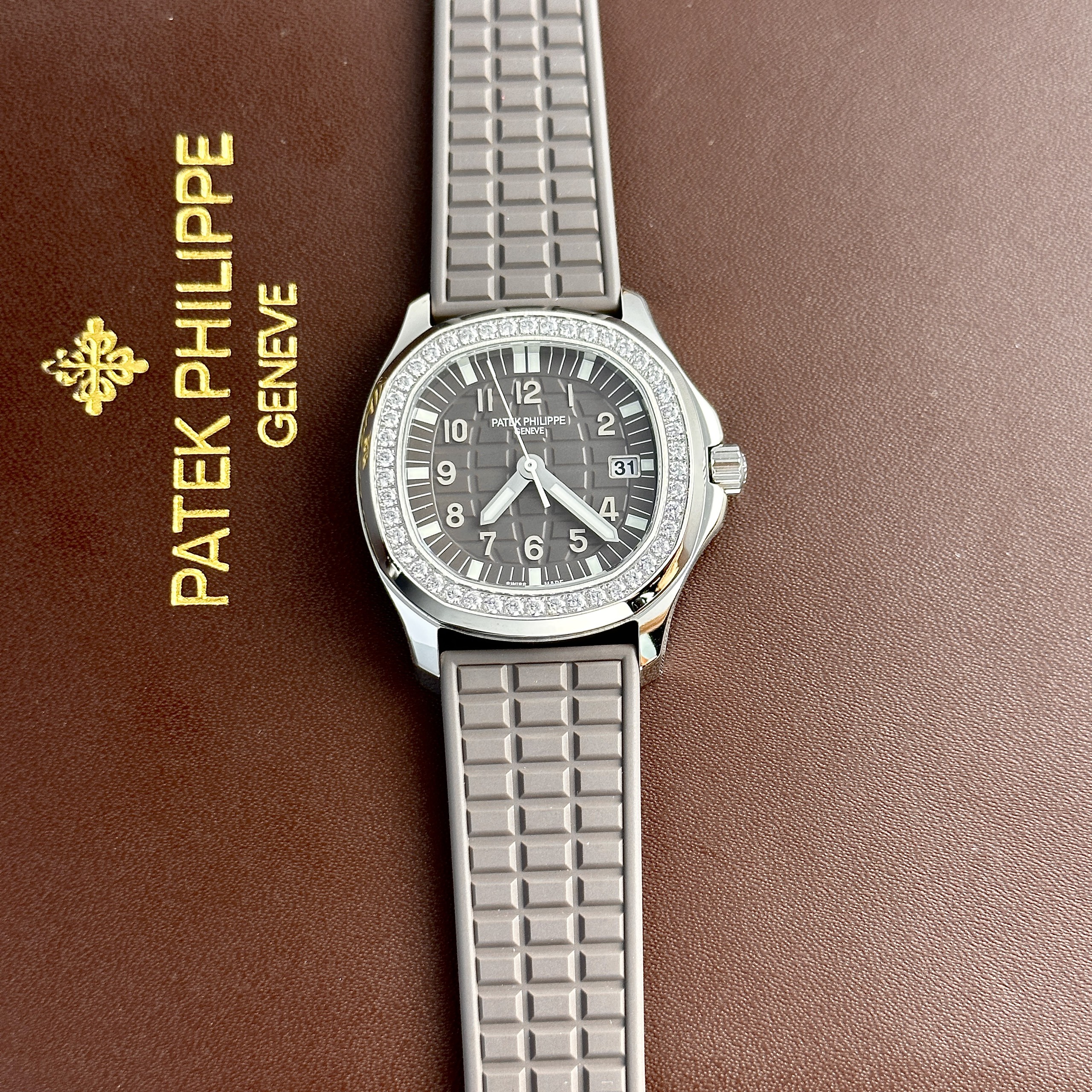Patek Philippe Aquanaut 5067 Watch Gray Rubber PPF 35.6mm