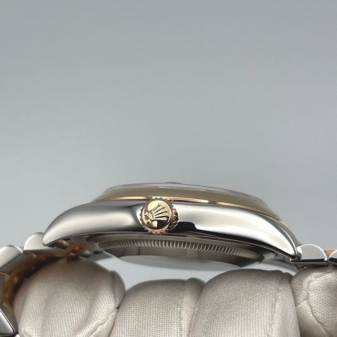 Rolex Datejust 36 116201 Stainless Steel Rose Gold Black Dial - Image 4