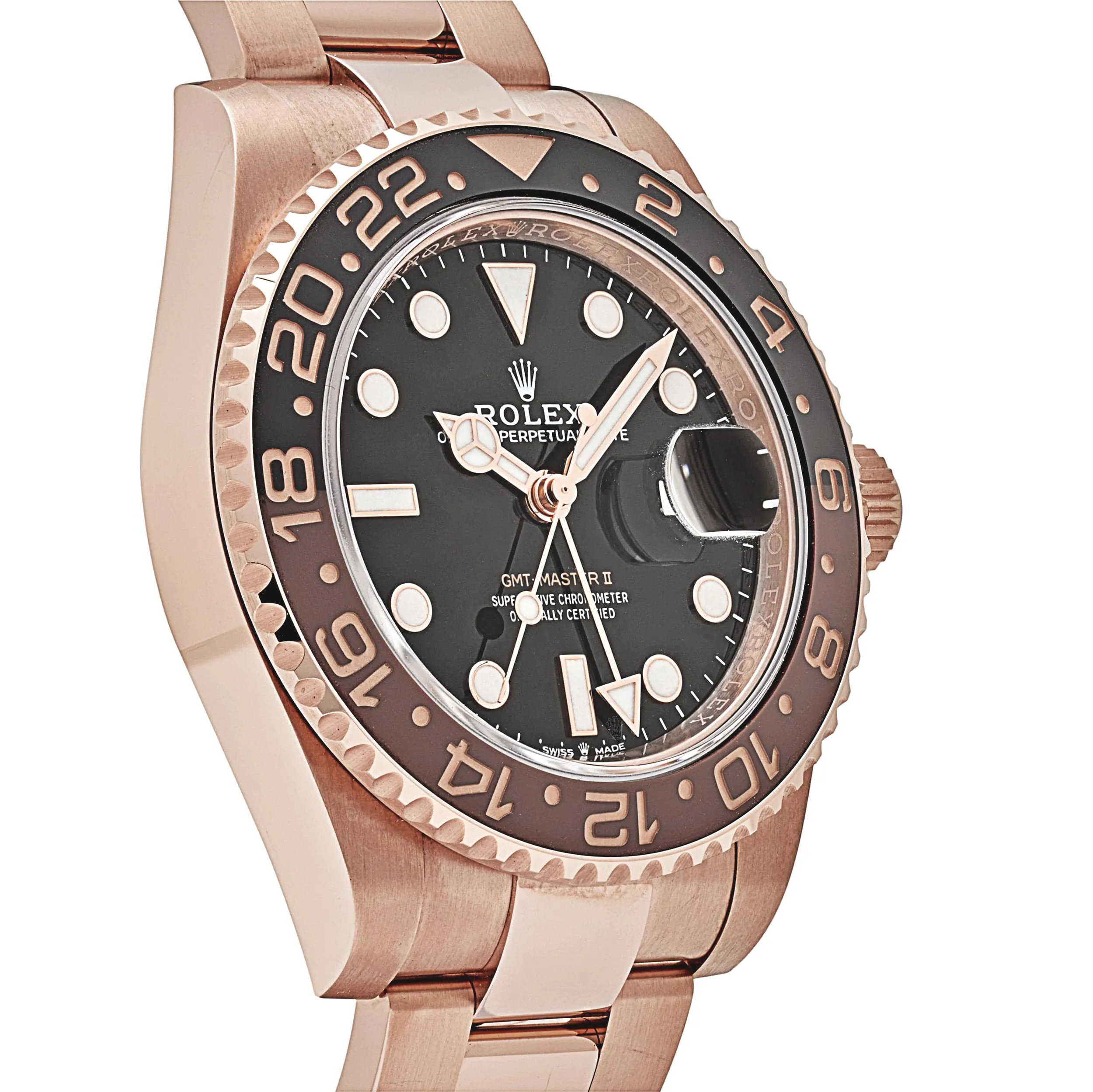 Rolex GMT-Master II 126715CHNR ‘Root Beer’ Rose Gold Black Dial 40mm - Image 3
