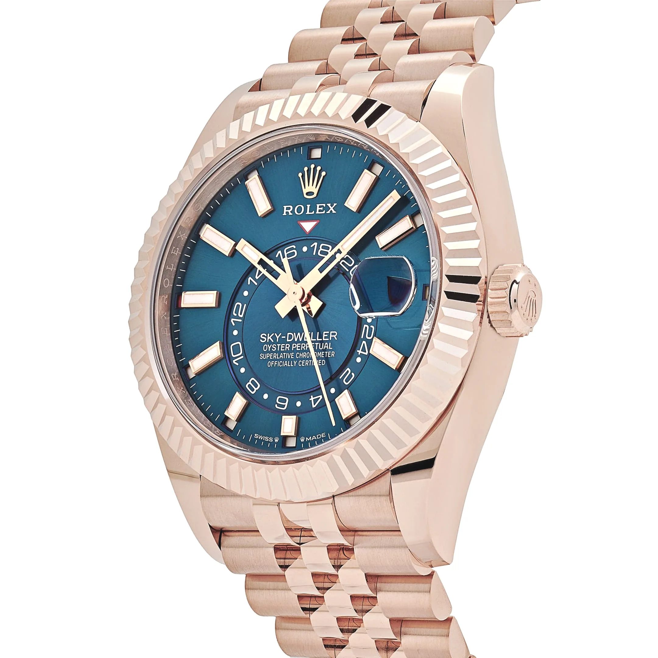 Rolex Sky-Dweller 336935 Everose Gold Blue Dial Jubilee 42mm - Image 3