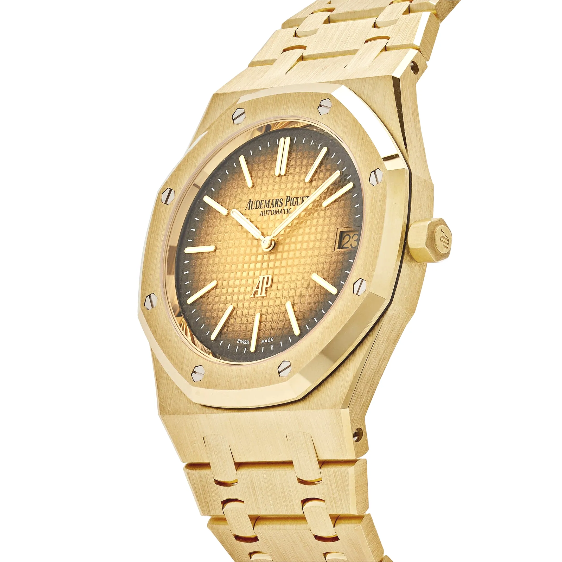 Audemars Piguet Royal Oak 16202BA.OO.1240BA.02 ‘Jumbo’ Extra-Thin Yellow Gold - Image 3