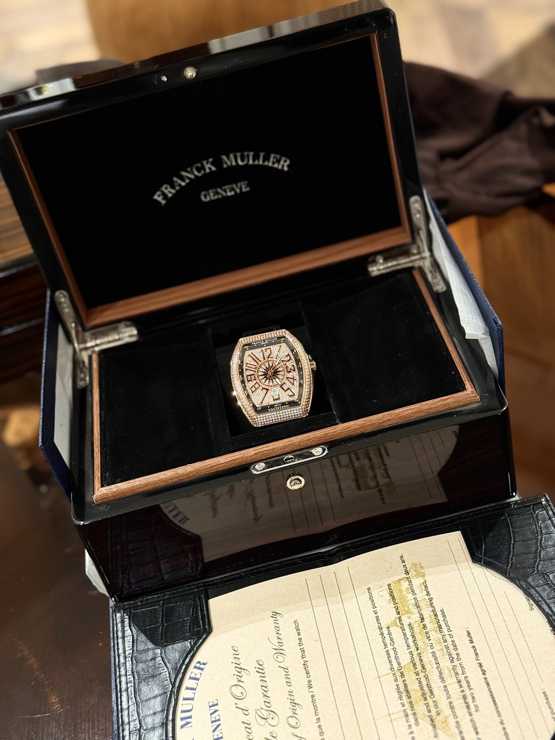 Franck Muller Vanguard Yachting V45 SC DT Full Diamonds ABF Factory 45mm - Image 5