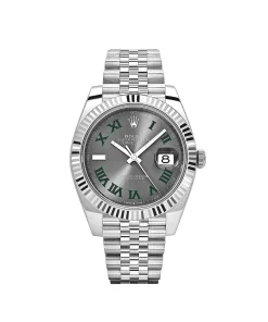 Rolex Datejust 41 126334 ‘Wimbledon’ Stainless Steel Slate Dial Jubilee