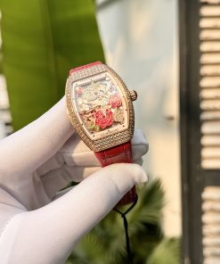 Alternative view of Franck Muller V32 Color Dreams Diamonds Red Color ABF Factory 36mm