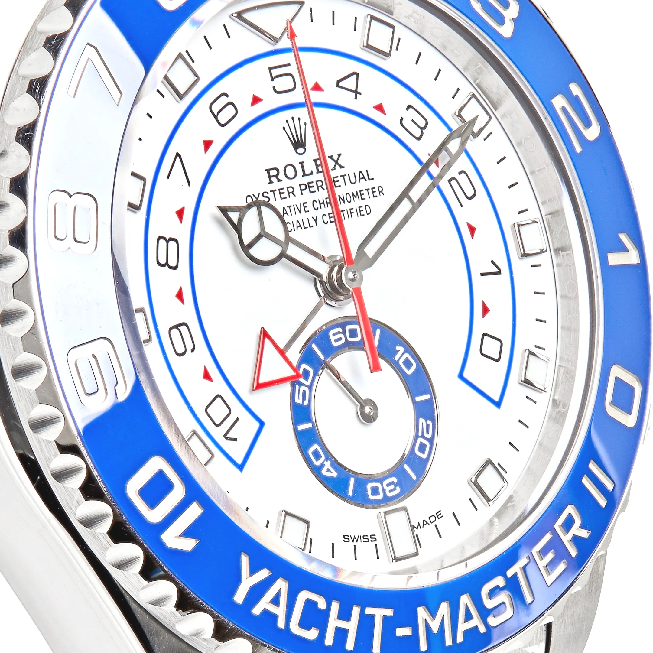 Rolex Yacht-Master II 116680 Stainless Steel White Dial - Image 3