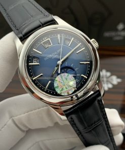 Alternative view of Patek Philippe Complications 5205 Blue Color Replica Watches KM Factory 40mm