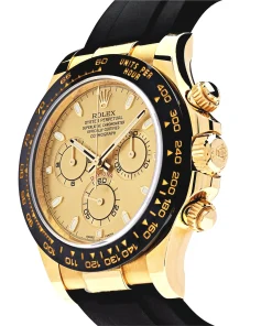 Alternative view of Rolex Daytona 116518LN Yellow Gold Champagne Dial 40mm