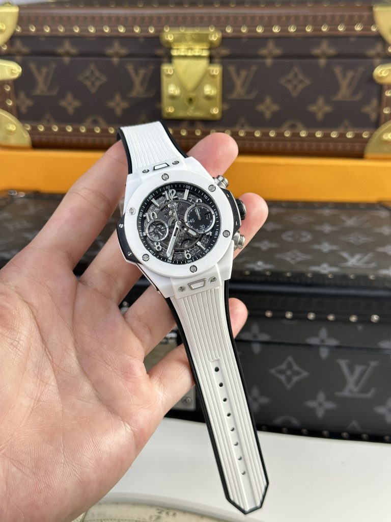 Hublot Big Bang Unico White Ceramic Replica Watch BBF Factory (3)