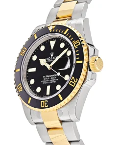 Alternative view of Rolex Submariner Date 126613LN Stainless Steel Yellow 41mm