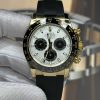 Rolex Cosmograph Daytona Replica Watches Meteorite Dial Rubber Band 40mm