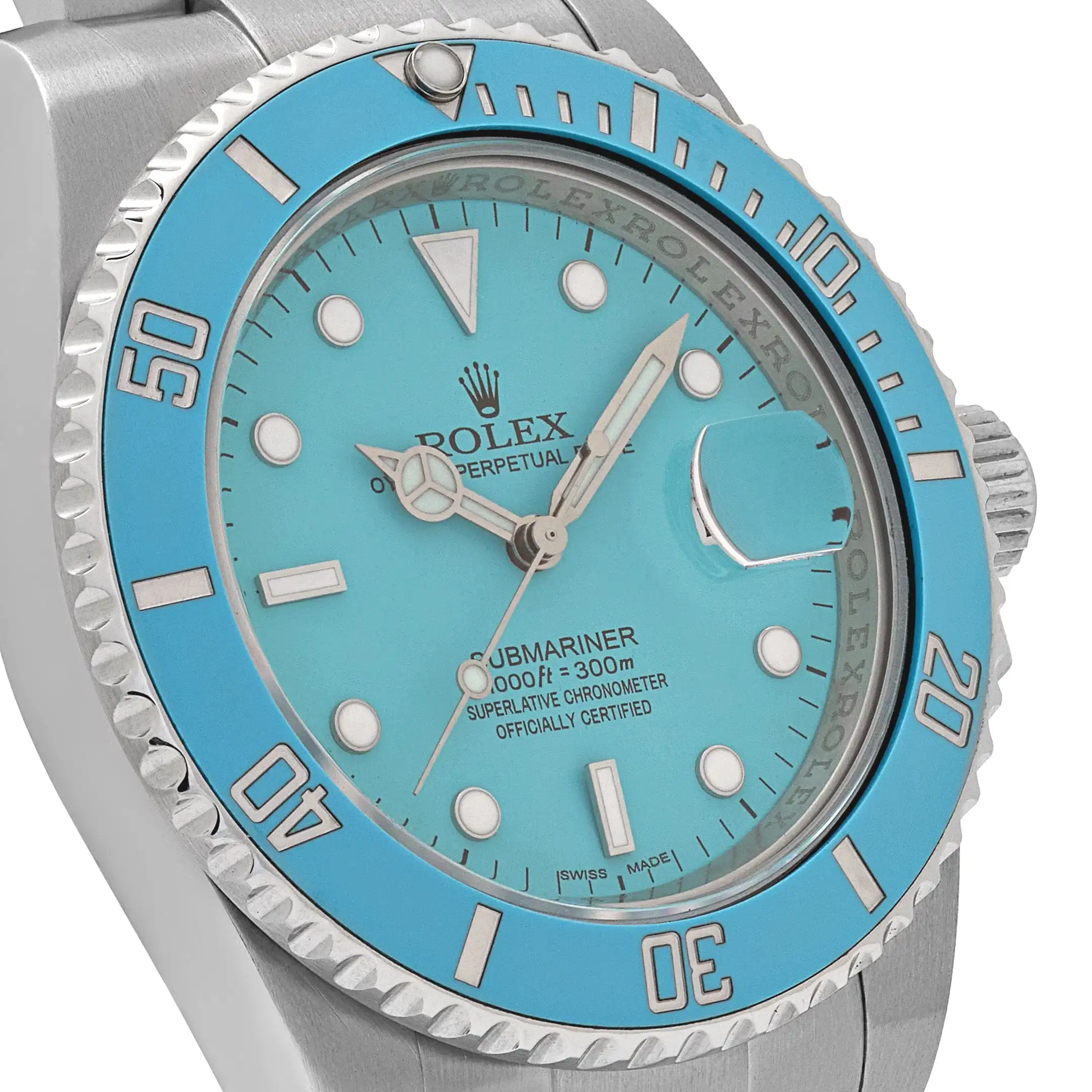 Rolex Submariner Date 116610LN Stainless Steel With Aftermarket Custom 40mm - Image 5