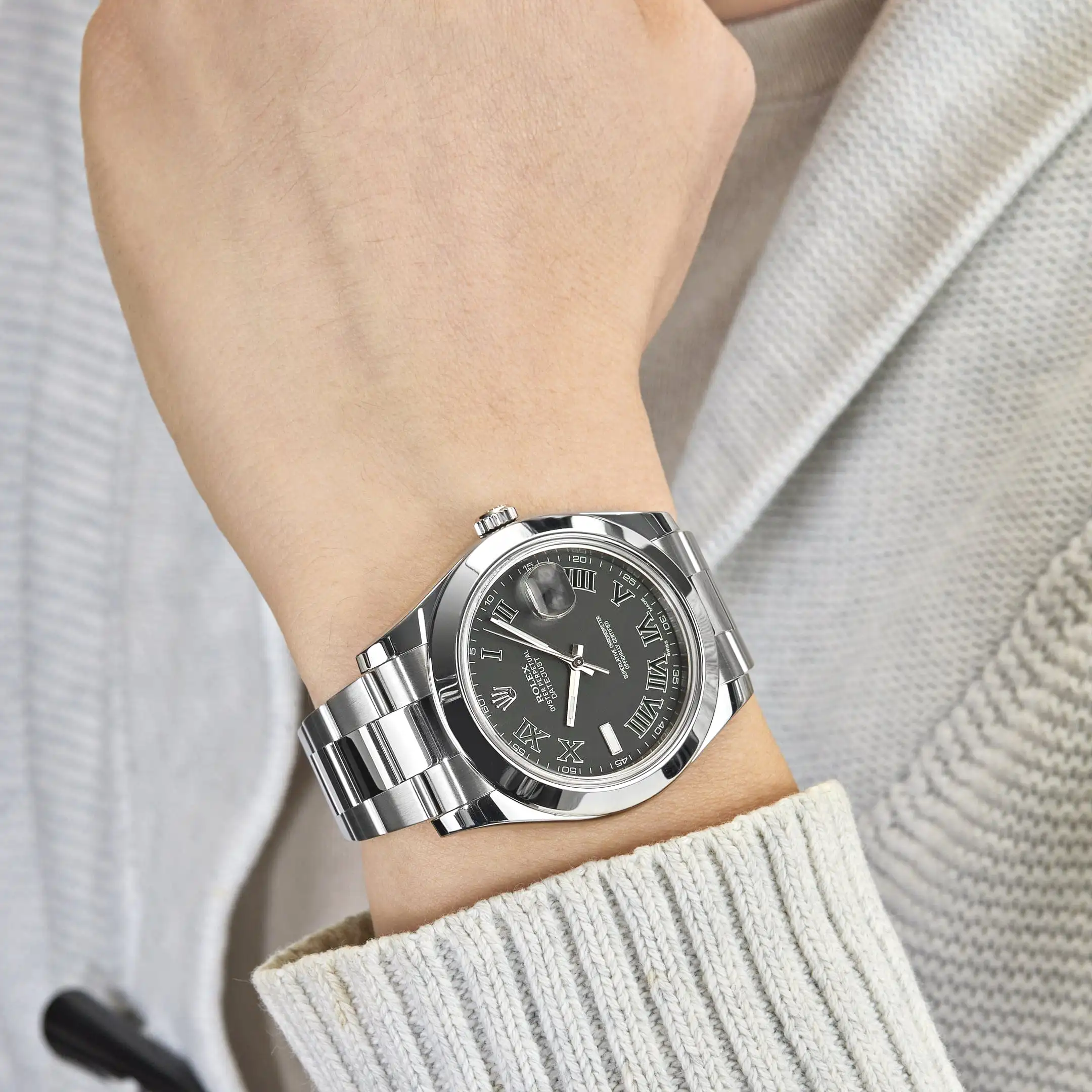 Rolex Datejust II 116300 Stainless Steel Grey Dial - Image 2