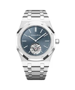 Audemars Piguet Royal Oak Flying Tourbillon Extra-Thin 26670ST.OO.1240ST.02 Stainless Steel Blue Dial