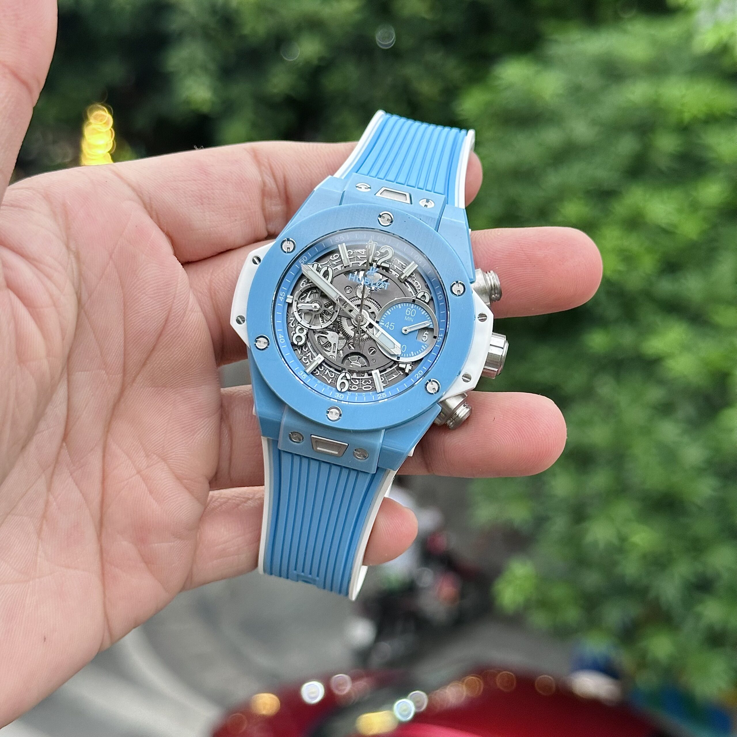 Hublot Big Bang Unico Sky Blue Watch Best Quality 42mm - Image 3