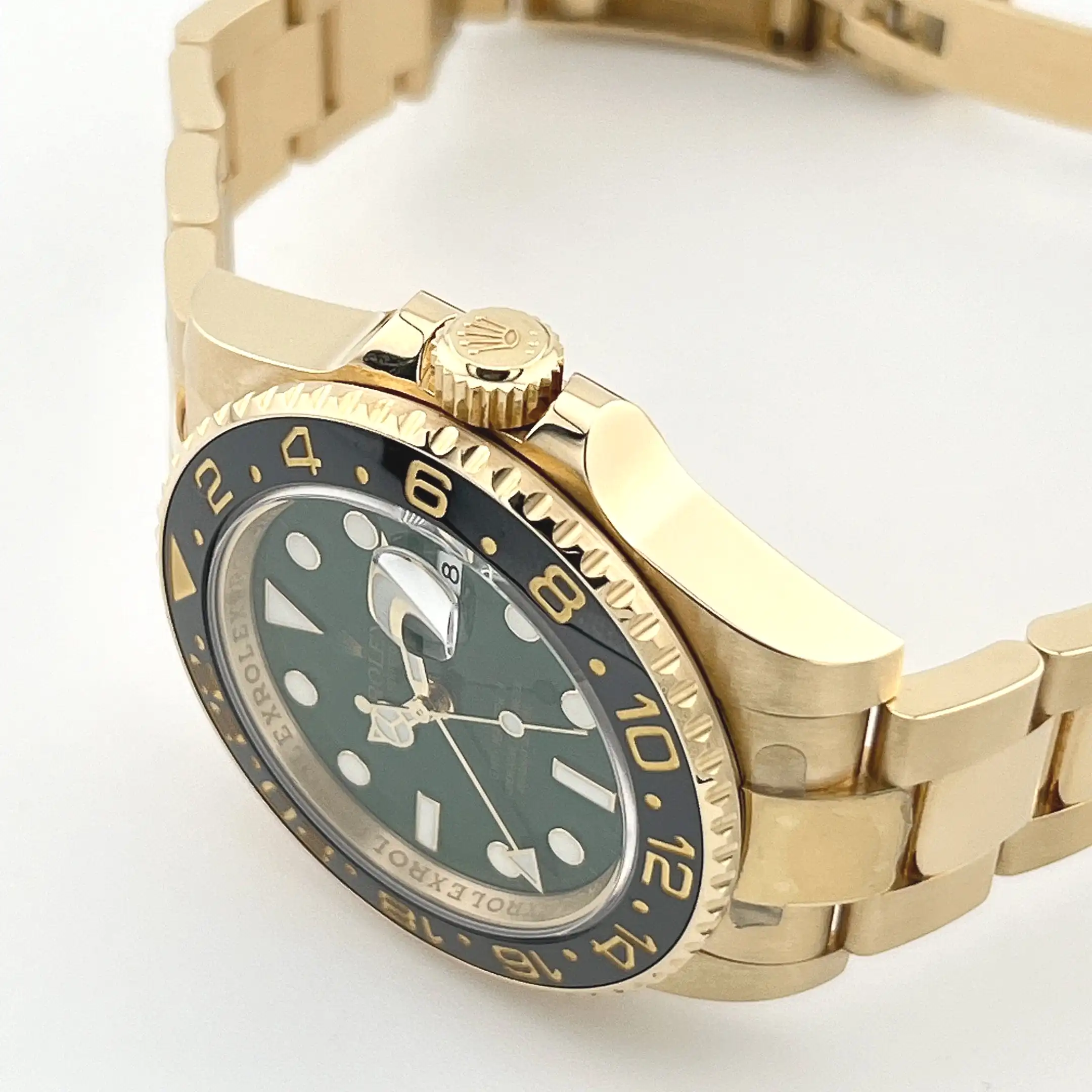 Rolex GMT-Master II 116718LN Yellow Gold Green 40mm - Image 4
