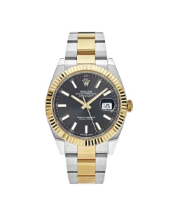 Rolex Datejust 41 126333 Yellow Gold Stainless Steel Black Dial Oyster