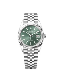 Rolex Datejust 36 126234 Stainless Steel Mint Green Dial Jubilee