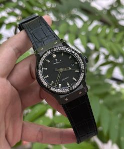 Hublot Classic Fusion Ceramic Diamonds Replica Watch JJZ 42mm