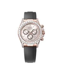 Rolex Daytona 126535TBR Rose Gold Sundust Diamond Dial Diamond Bezel