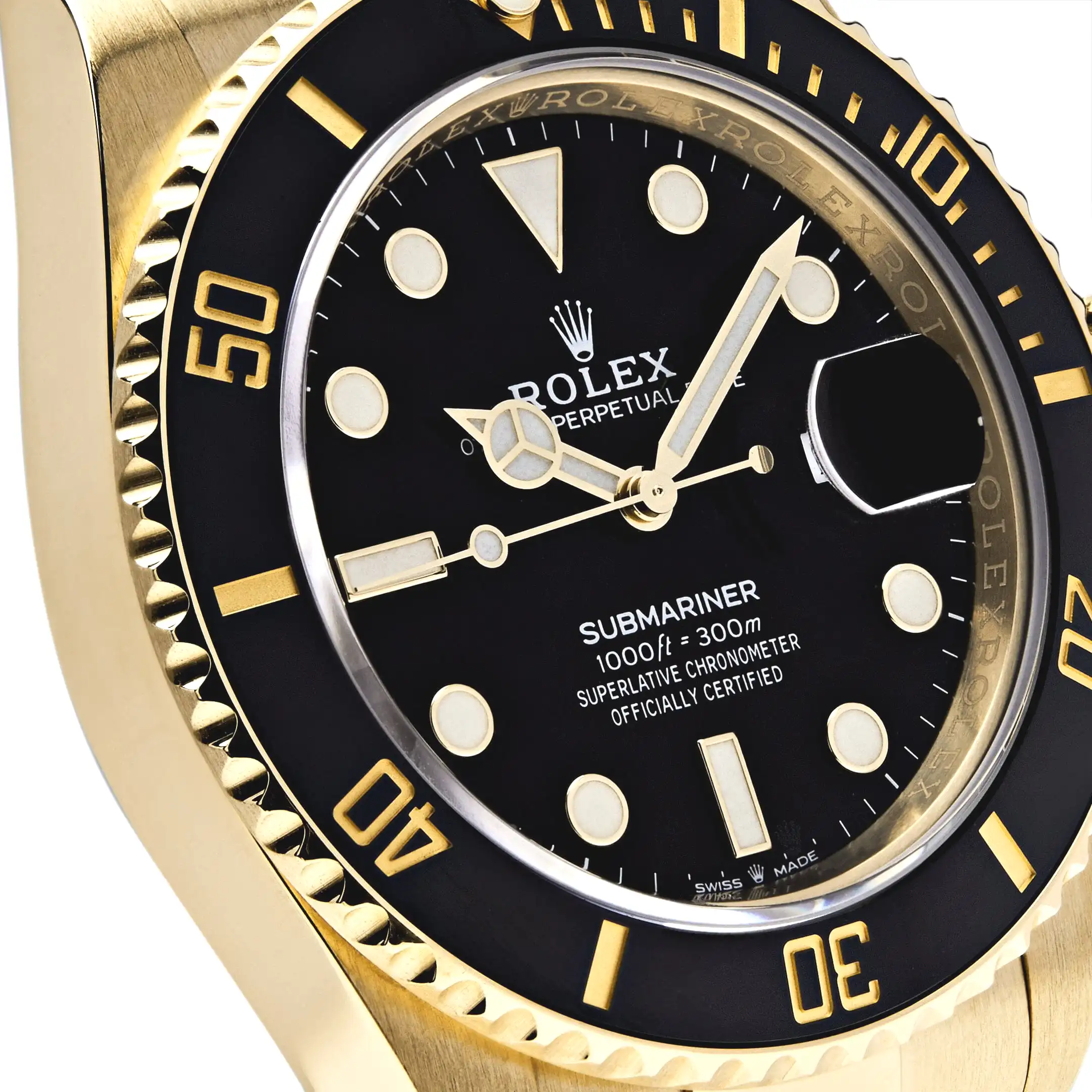 Rolex Submariner Date 126618LN Yellow Gold Black Dial 41mm - Image 4