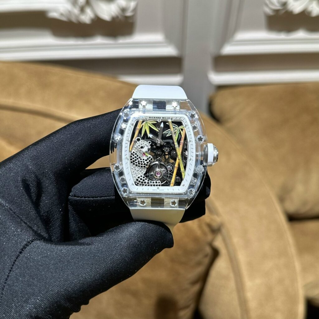 Richard Mille RM26-01 Tourbillon Sapphire Watch Panda 43mm