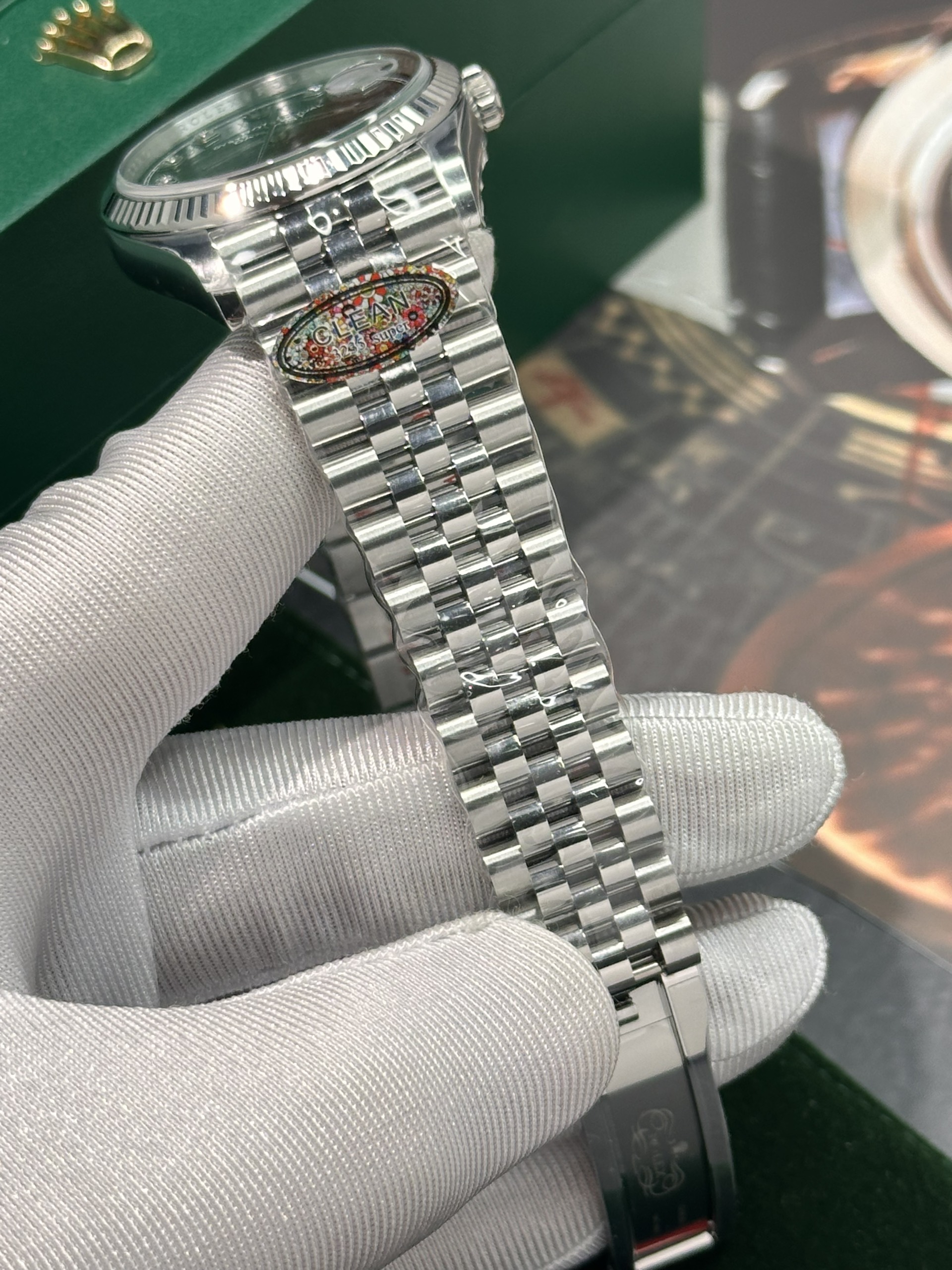 Rolex DateJust 126234 Replica Watches Clean Factory Black Dial 36mm - Image 6
